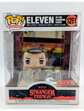 FUNKO POP! STRANGER THINGS ELEVEN IN THE RAINBOW ROOM # 1251 DELUXE TARGET